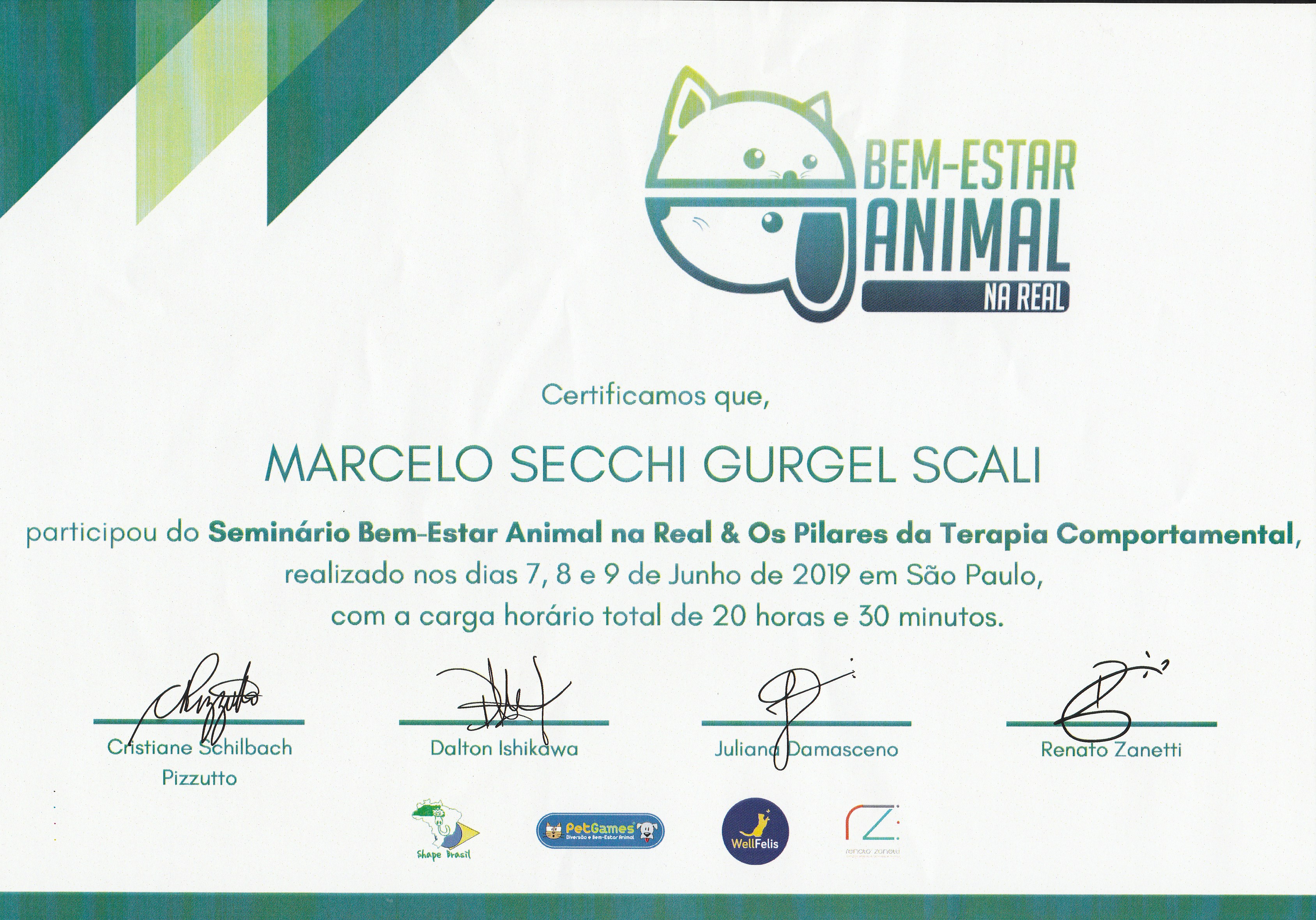 Certificado 3 - Cão Relax