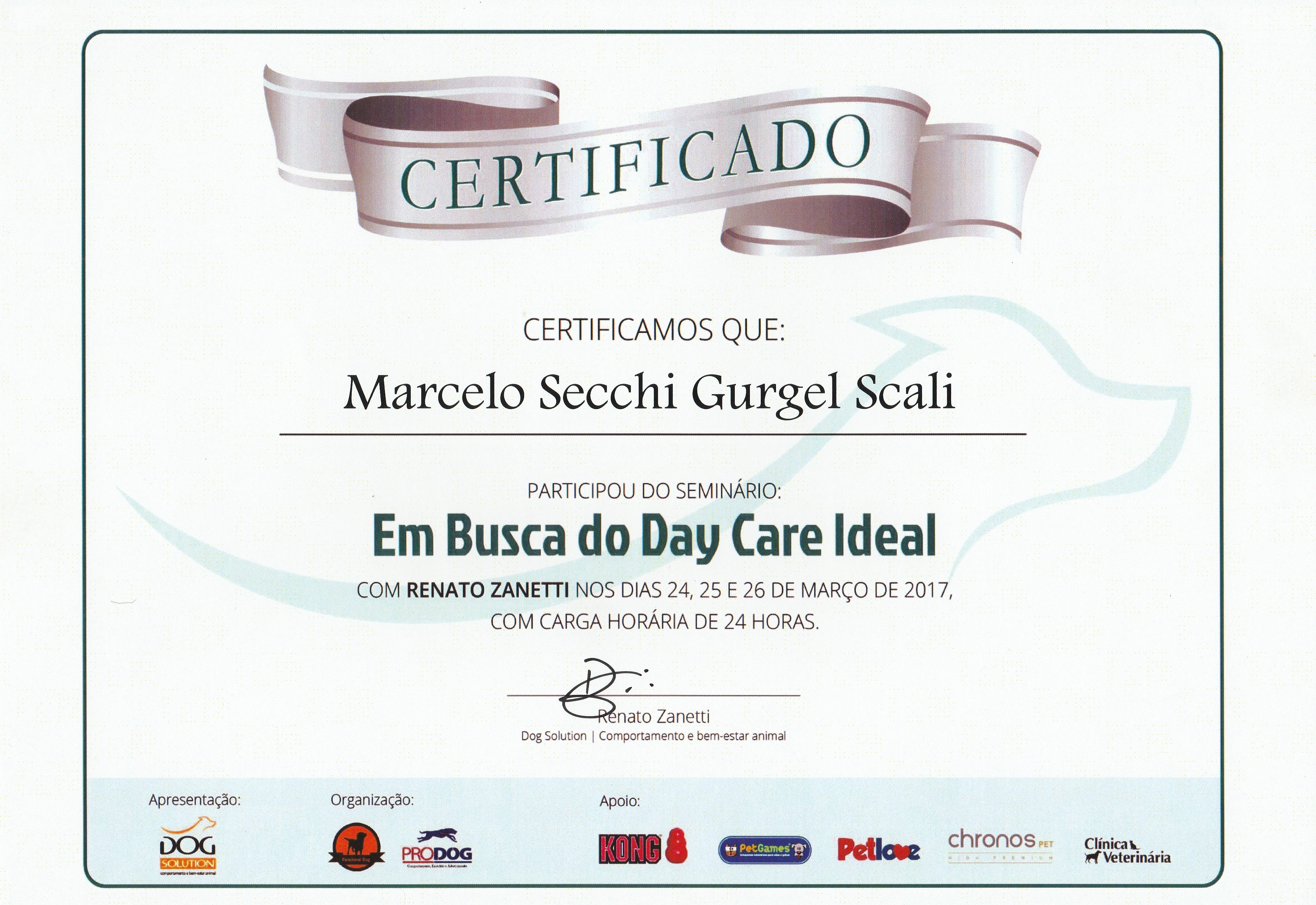 Certificado 5 - Cão Relax